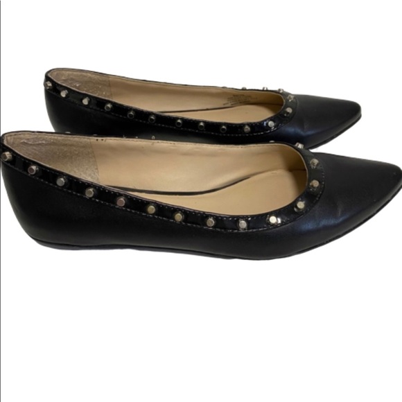 BCBGeneration Women’s studded black flats Size 6B/36 - Picture 2 of 6